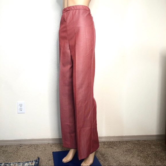 Vintage 70s High Waisted Wide Leg Pants - Picture 4 of 8